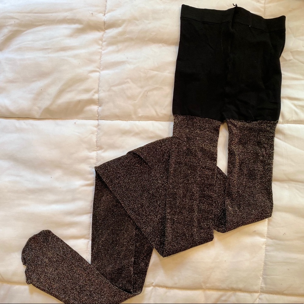 Gold & Black tights